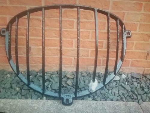 Wrought iron hayrick rack wall - hayrick,