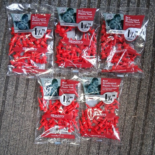 Red graduated plastic golf - plastic,