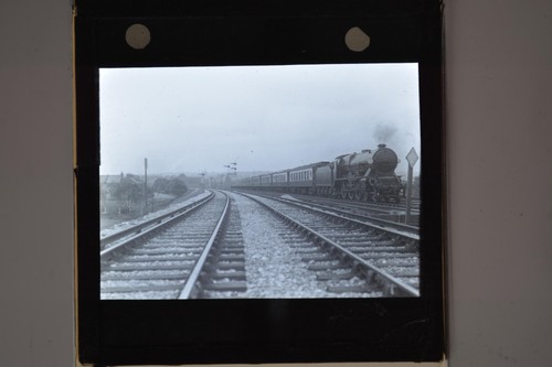 Steam train railway tracks - steam,