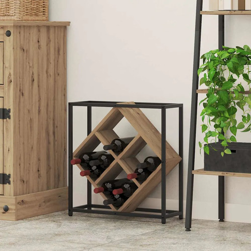 Walplus wine rack artisan oak - wine,
