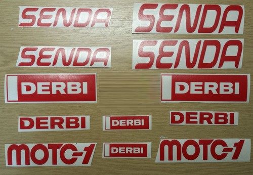 Derbi senda scooter stickers - senda,
