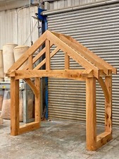 Oak Porch kit "THE MALVERN"  2400mm Wide x 900mm D x 1425mm H - Semi built kit