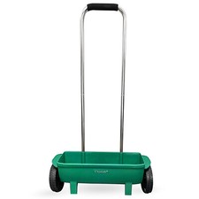 Garden Lawn 12L Soil Seed Salt Grit Fertiliser Spreading Grass Feed Spreader DIY