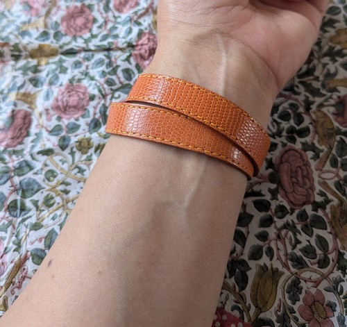 Hermès blue leather and - hermès,