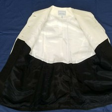 Colour Block Jacket Cream