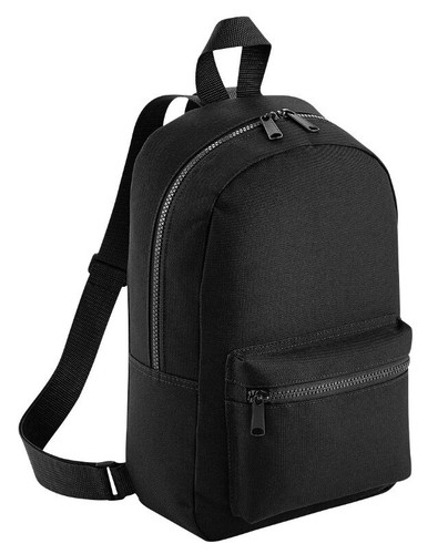 Black mini backpack back - mini,