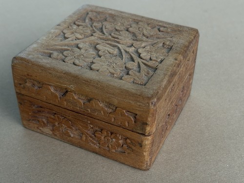 Vintage hand carved wooden - vintage,