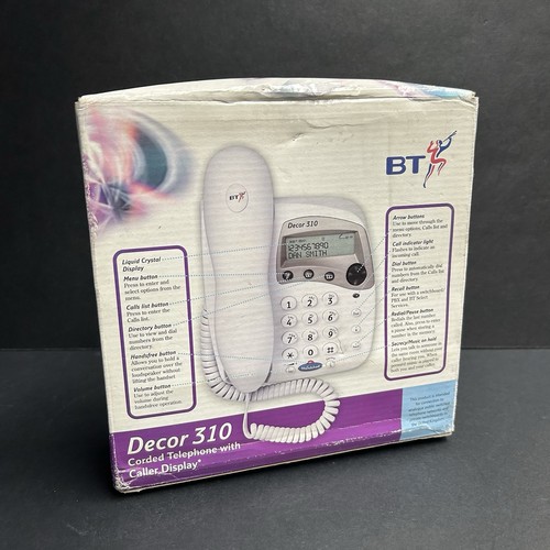 Decor 310 corded landline - bt,