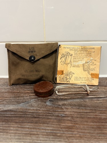 Wwii mask waterproofing - us, m1