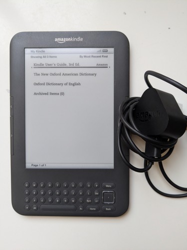 Amazon kindle 3rd - kindle, generation
