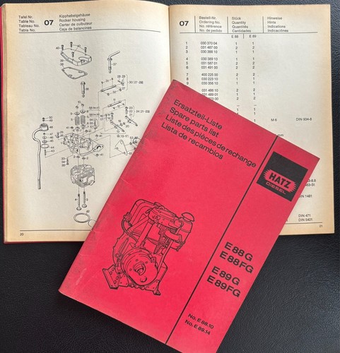 Hatz series engine - e,