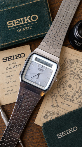 Vintage 1980 seiko h357 - vintage, h357-500a