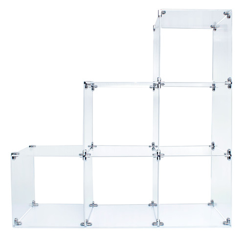 Acrylic cube display showcase - acrylic,