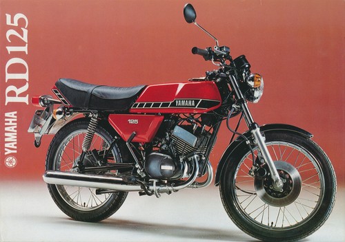 Rd125 200 1978 model decal - model,