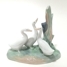 Lladro NAO Dasia Geese Ducks In Reeds Porcelain Figurine 1978 Hand Made Spain