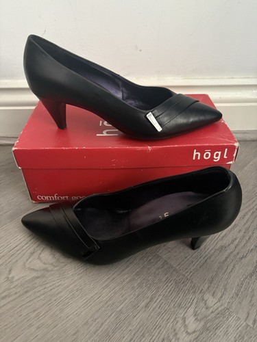 Hogl women black leather - hogl,