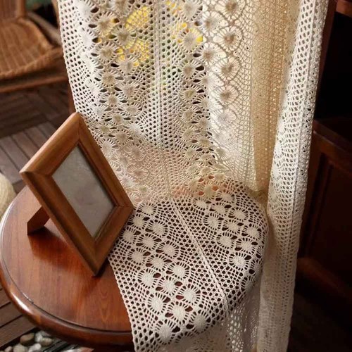 Farmhouse retro crochet - retro, sheer