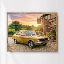 HILLMAN AVENGER CAR POSTER