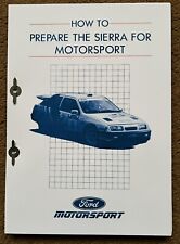 How To Prepare The Sierra For Motorsport Rs Cosworth 500 Manual Parts Svo Ford