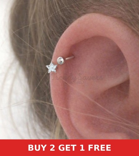 Stainless steel star - steel, cz