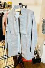 Grey Ladies Tailored Mandarin Box Jacket 🇬🇧 Size: 16