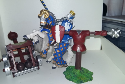 Papo mounted knight catapult - papo,
