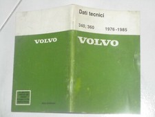 Volvo - cars - technical data 340-360 - from 1976/1985 - pocket manual GREAT