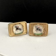 Vintage Hickok Cufflinks Gold