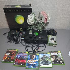 Microsoft Xbox Original Console, 2 Controllers Boxed With Games plus accessories
