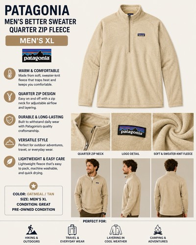 Patagonia men half zip up - men's,