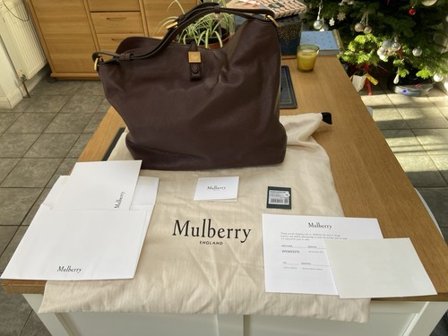 Mulberry tessie oxblood tote - mulberry,