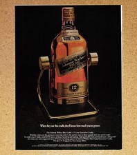 Johnnie Walker Black Label Scotch Richard Masters Magazine Print Ads Poster 1978