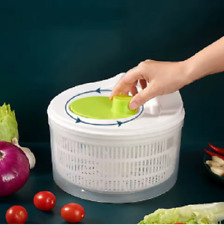 Large Salad Spinner Tosser Leaf Dryer Lettuce Vegetable Drainer Colander Bowl
