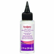 Sculpey ADHESIVE - Bake and Bond for Oven Bake Sculpting Polymer Clay 