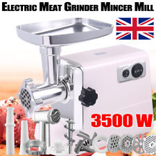Heavy Duty 3500W Kitchen Electric Meat Grinder Mincer Sausage Maker Filler UK