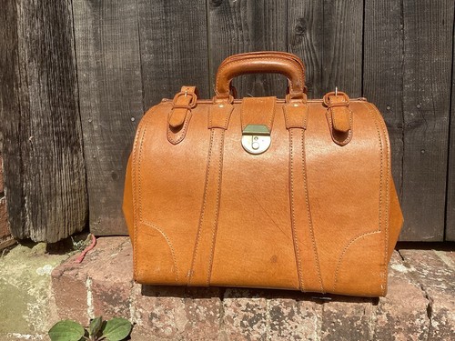 Vintage tan leather - vintage,