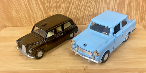 Dinky toy austin taxi with - toy,