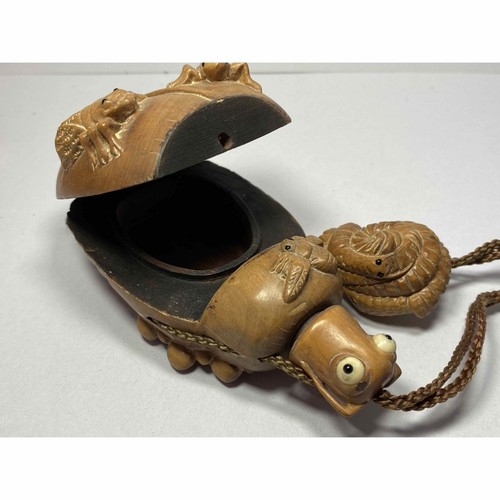 Japanese wooden inro - japanese,