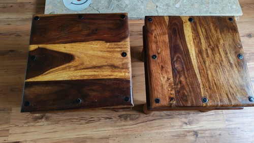 Rustic solid wood - solid, side