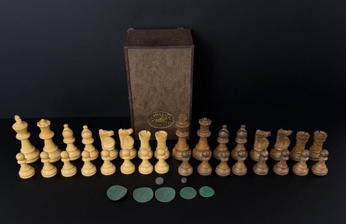 Vintage cavalier wood chess - vintage,