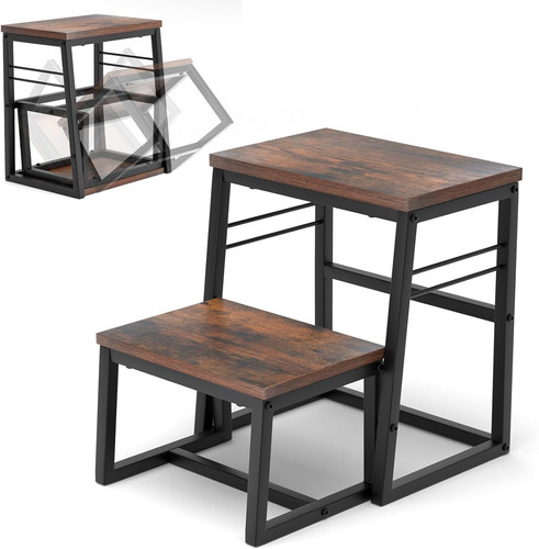 Step stool folding foot - stool,