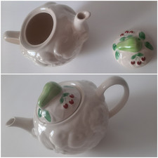 Teapot Embossed Fruit  Raised