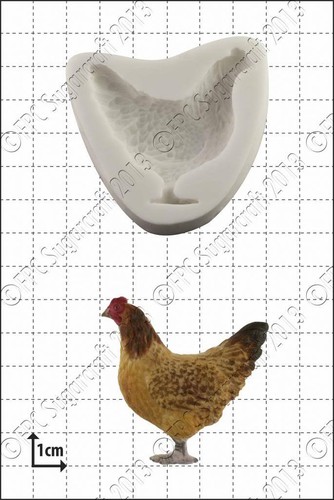 Silicone mould hen food use - mould,