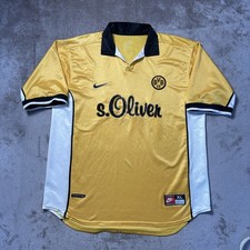 Original Borussia Dortmund Football Shirt Mens Extra Large Nike 1998/00 Home Vtg