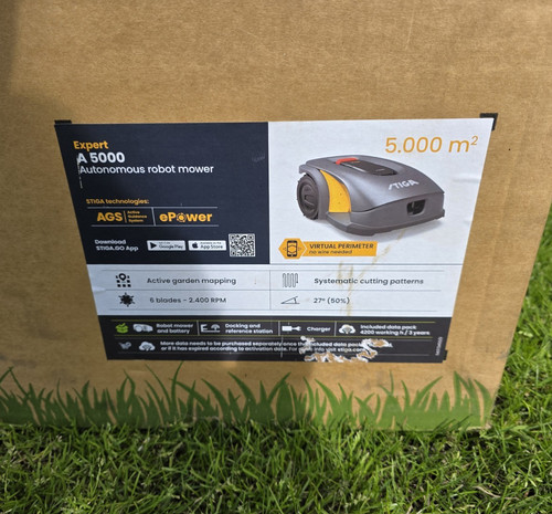 Stiga 5000 robotic lawn - stiga,