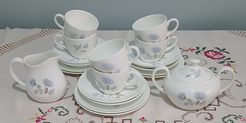 Wedgewood ice rose cups - wedgewood,