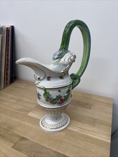 HEREND VASE Double snake Vase Lovely Piece.