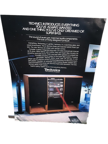 1987 technics stereo system - stereo,