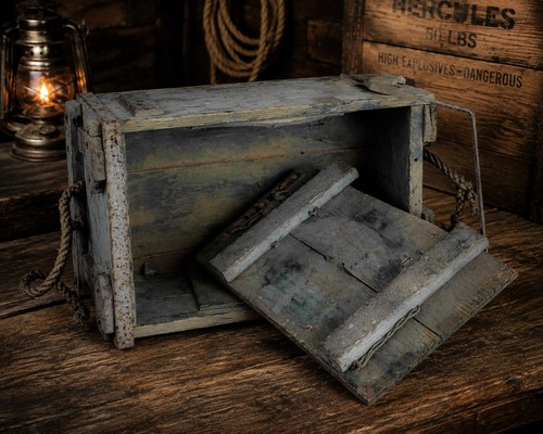 Vintage wooden military - wooden,