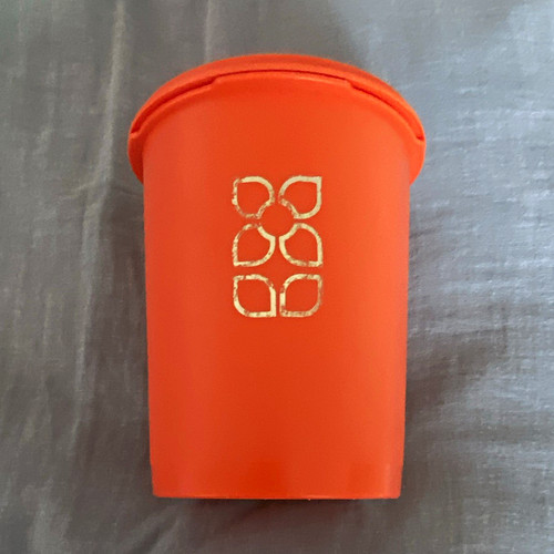 Tupperware orange round - tupperware, 1.5l